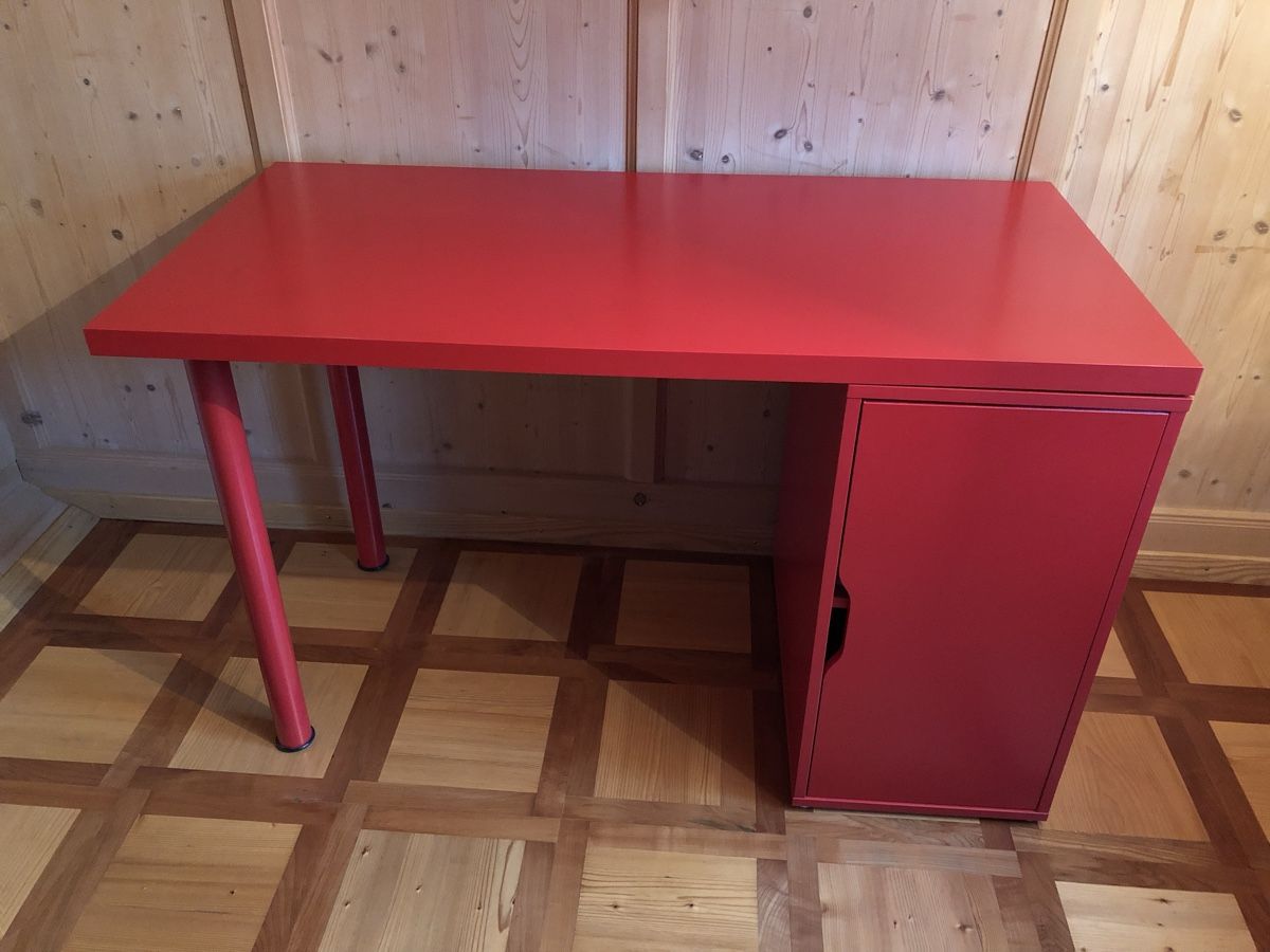 Ikea Scrivanie: Roter Schreibtisch mit Stauraum - Ikea – Usato da Nesslau venduto da laurazimtstern 2
