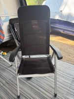 3 Westfield Campingstühle verstellbar mit Beinauflage