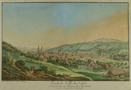 ST. GALLEN UMRISSRADIERUNG VON PFENNINGER