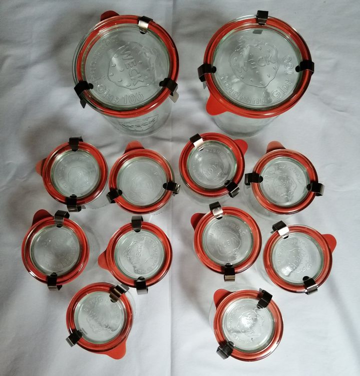 Kichvoe Drahtklemmen Für Einmachgläser - 12 Stück Edelstahl Verschlüsse