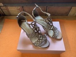 Alma en Pena Abendschuhe, neuwertig, Gr. 38, rosegoldig