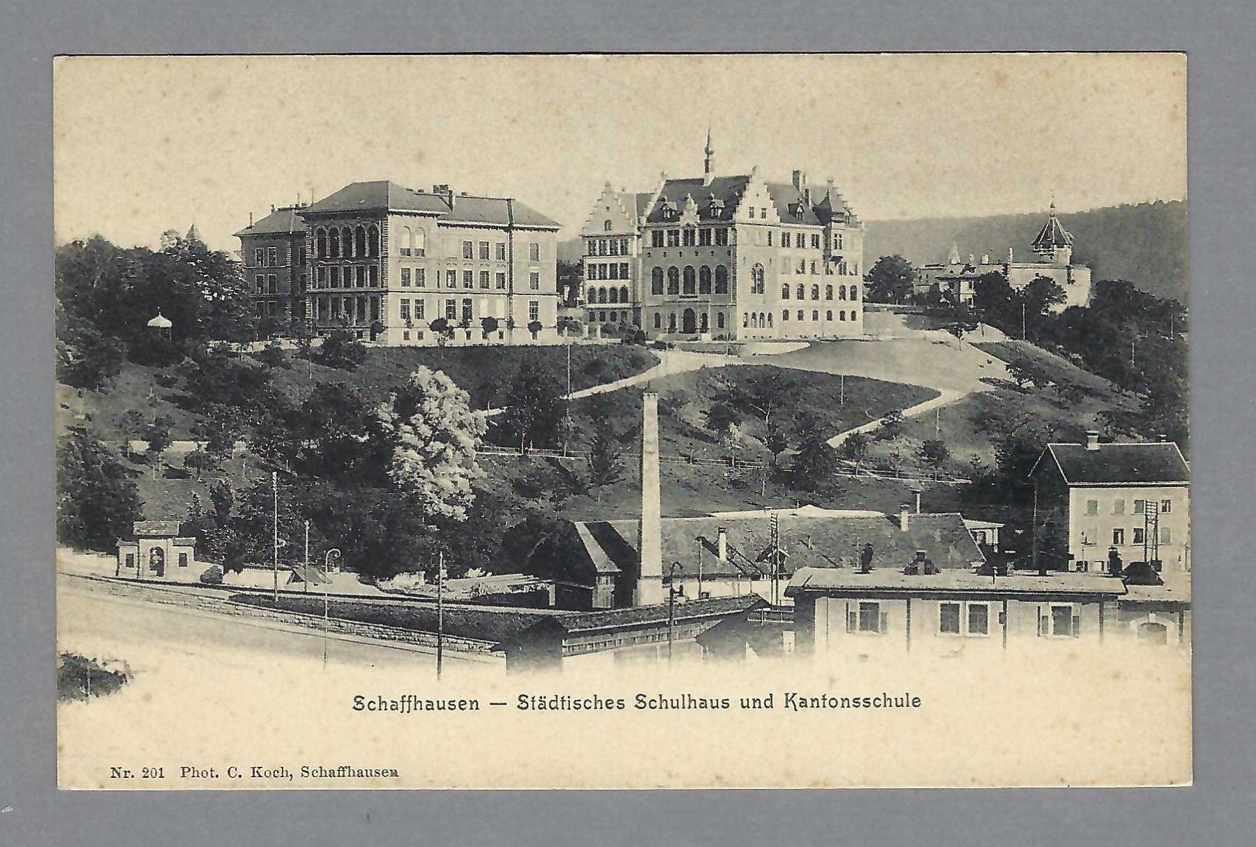 Cartoline postali: SCHAFFHAUSEN, SCHULHÄUSER, * – Usato da Pura venduto da ulisse1957