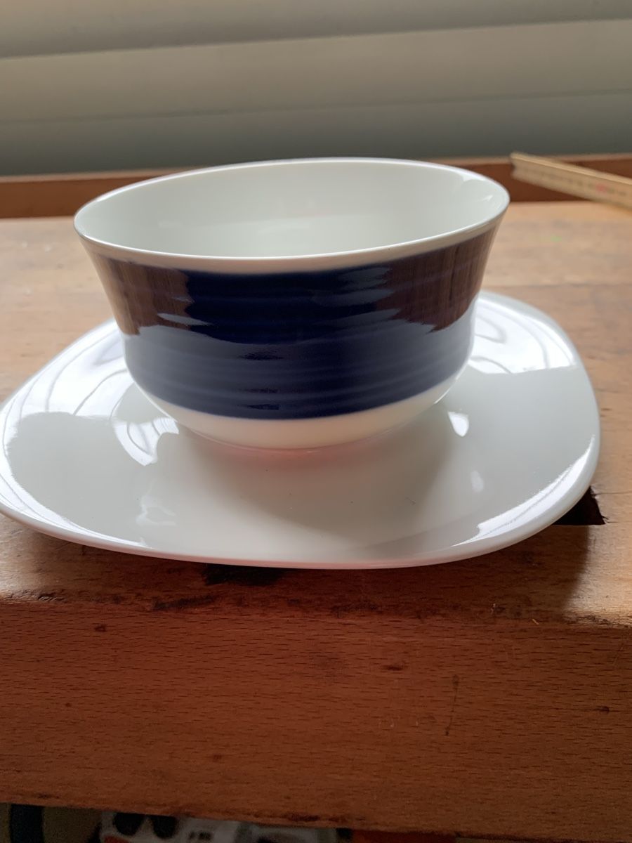 Ciotole: Sauceschale  Langenthal blau weiss – Usato da Bretzwil venduto da 123Antje