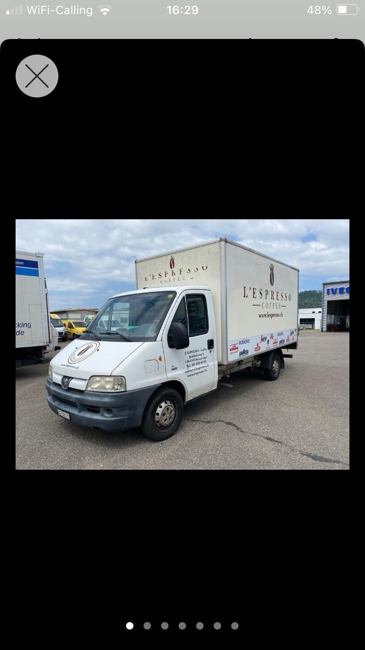 Peugeot Veicoli commerciali: Lieferwagen Peugeot Boxer – Usato da FRIBOURG venduto da Boris004