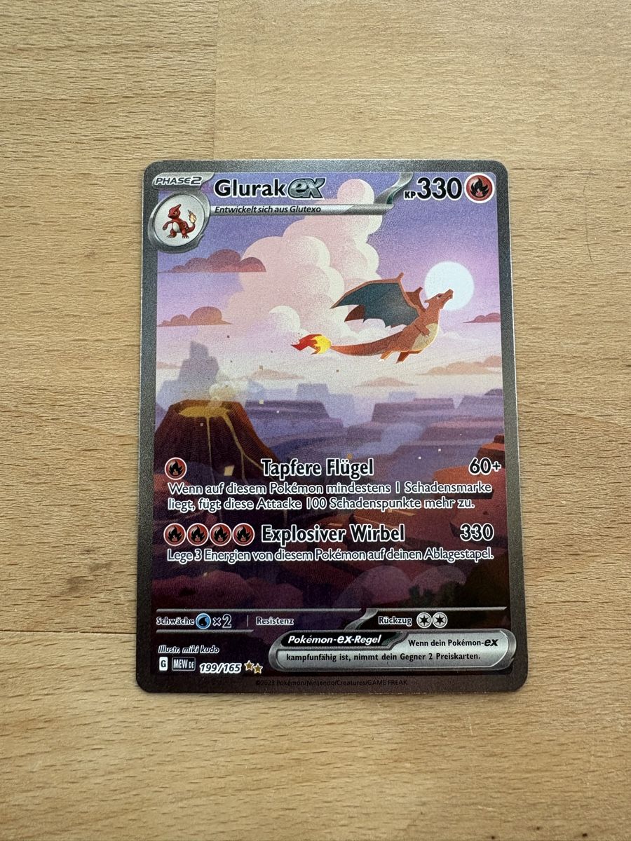 Pokémon Sammelbilder & Trading cards: Pokémon: Glurak ex 199/165 – Gebraucht aus Zürich von aquawelle_8008 1