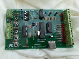 VELLEMAN P8055-1 NEUE USB-Experimentierschnittstellenplatine