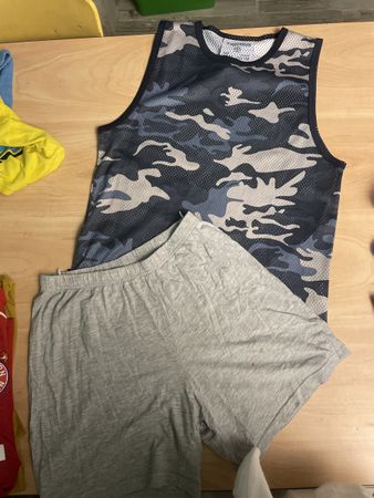 Sommerset Terranova  Knaben Gr. 152-158 Camouflage Top Short