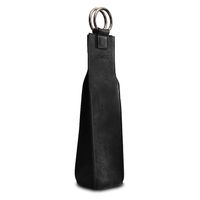 Sac à bouteille de vin - cuir noir design