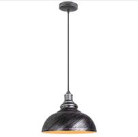 Lampe suspendues  en métal noir vintage, industriel, loft