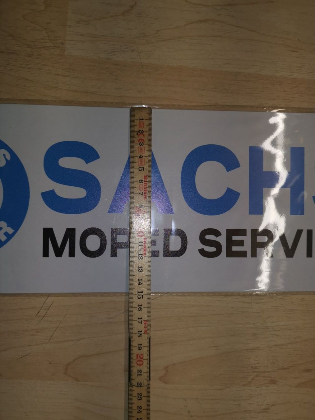 Sachs Ciclomotori: Schönes neues Sachs Blechschild . – Nuovo e nell'imballaggio originale da Stalden (Sarnen) venduto da SACHS_85 2