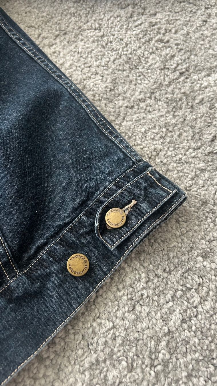 Burberry Giacche: Thomas Burberry Jeansjacke mit Teddyfutter, Grösse M – Usato da Steinach venduto da 2famous 3