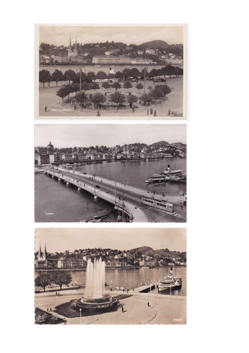 Cartoline postali: Konvolut Luzern – Usato da Baar venduto da dokuba 9