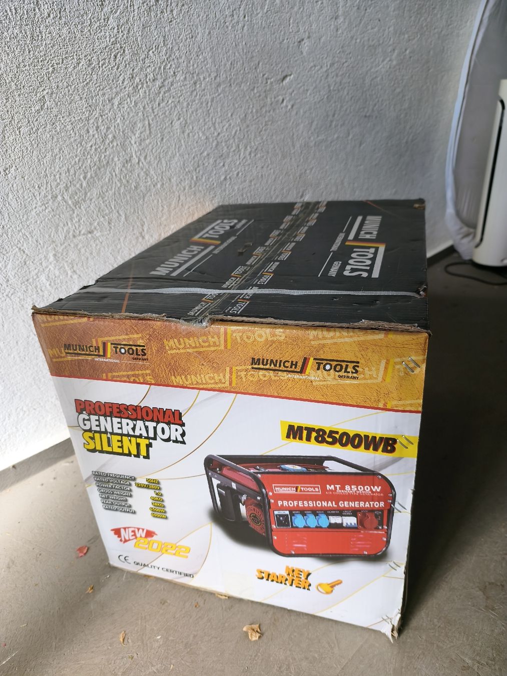 Stromgeneratoren: München Tools Stromgenerator MT8500WB neu in OVP – Neu und originalverpackt aus Mels von homBreee