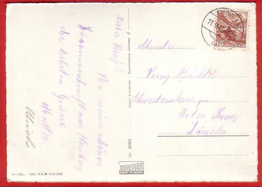 Cartoline postali: HEMBERG, TOGGENBURG, GROSSFORMAT – Usato da Grüningen venduto da Kartenlaube 1