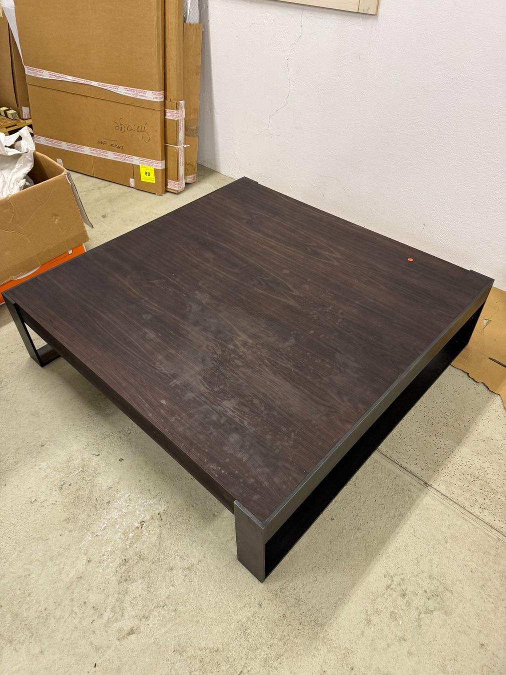 Tische: Table Basse Connectée - Métal Noir & Bois Santos Palissandre – Gebraucht aus Oeschseite von -Luxury-On-Line- 3