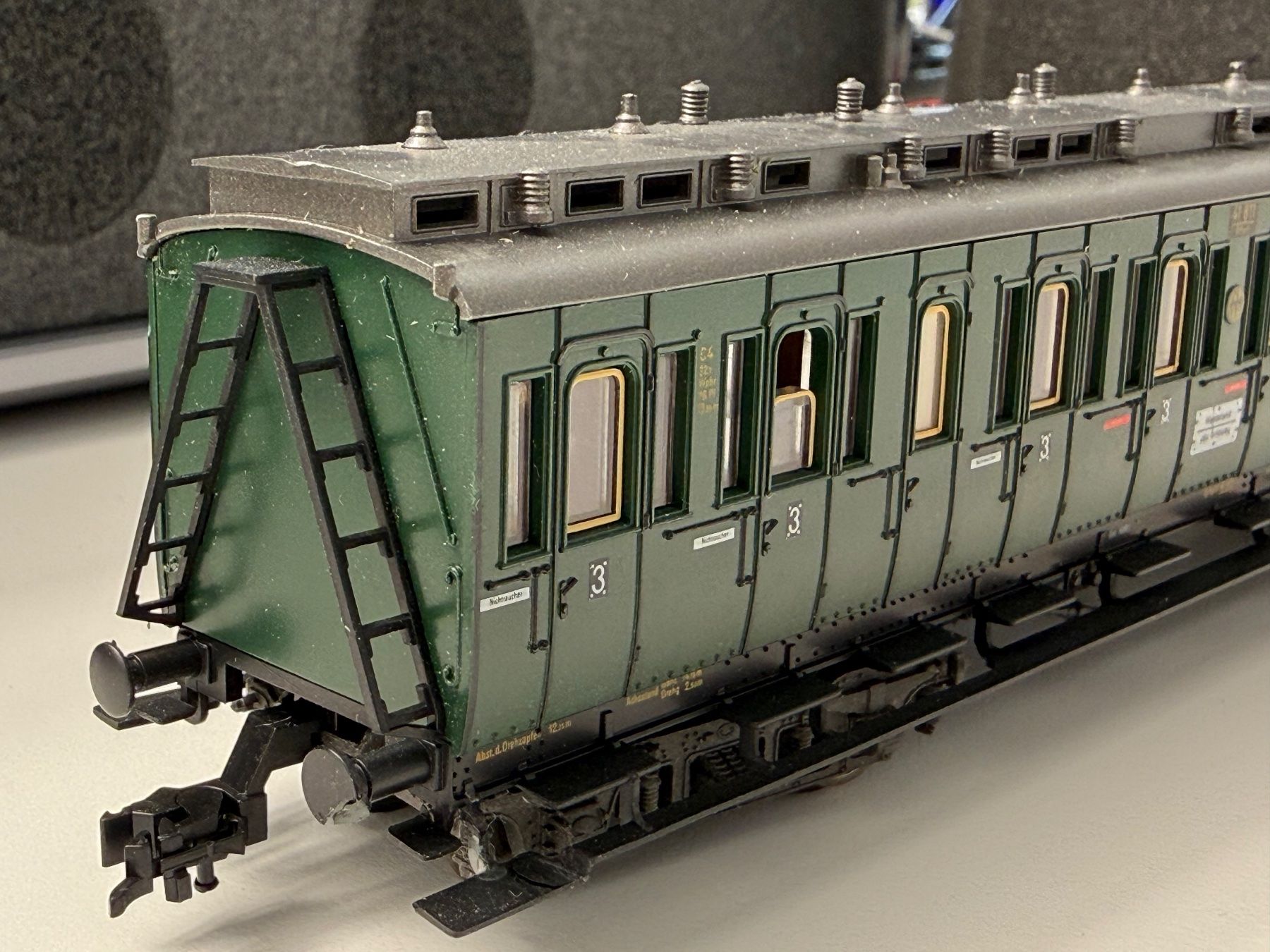 Fleischmann Modellini di ferrovie: FLM 5087 DRG Abteil Personenwagen 3.Kl. / DC HO – Usato da Jonschwil venduto da sutfra12