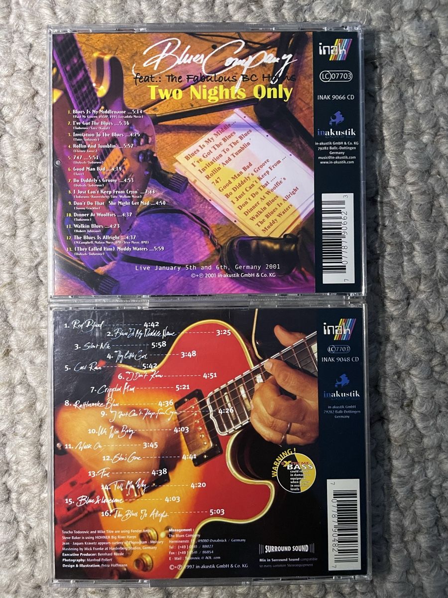 CD: 2x Blues Company  – Nuovo (secondo la descrizione) da Reinach AG venduto da trigger7811 2
