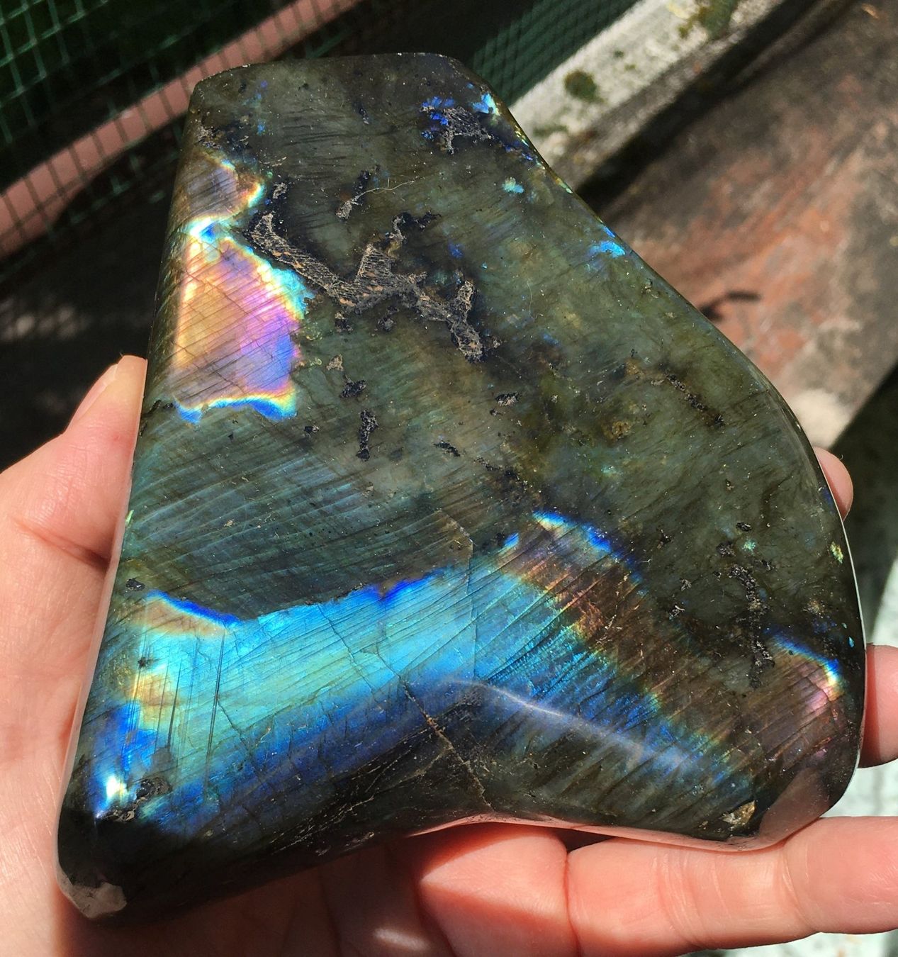 Minerali & Pietre curative: labradorite forme libre polie, 982gr – Usato da Vevey venduto da zabounetta 5