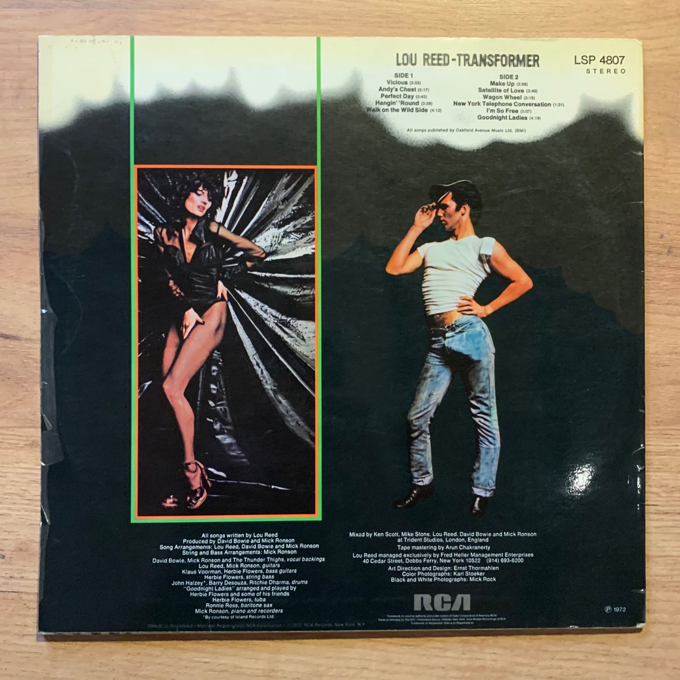 Vinyles: LOU REED - TRANSFORMER...OG GER 1972...VG/VG+ – D'occasion à Gals par Diskopatshop 1