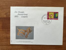 Sonderbrief Hundeausstellung Luzern 1971  (M330)