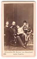 Fotografie Zar Alexander III. von Russla