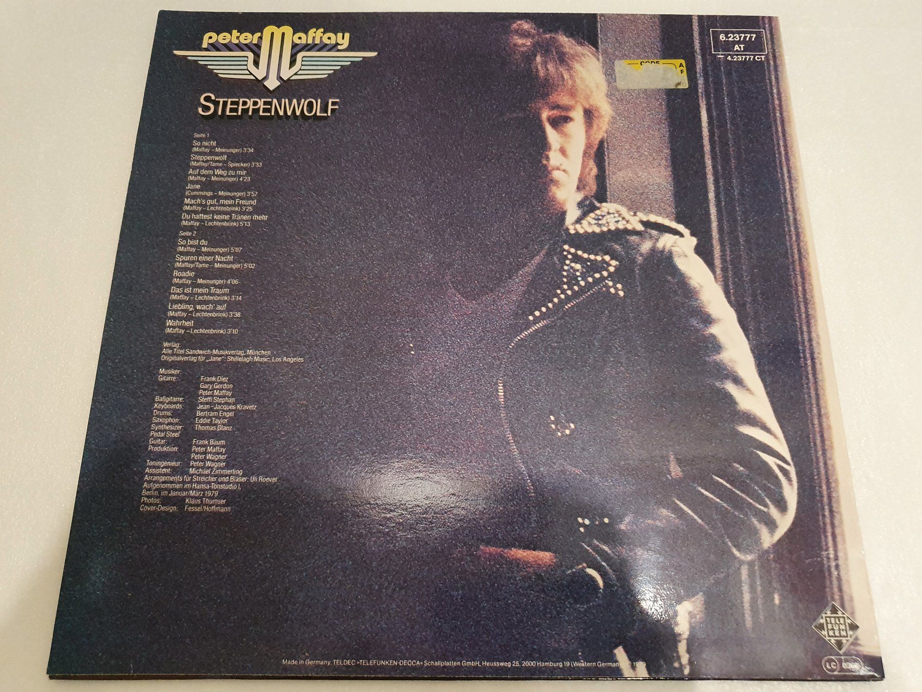 Schallplatten: Peter Maffay – Steppenwolf – Gebraucht aus Uster von Vinyl-Leidenschaft 1