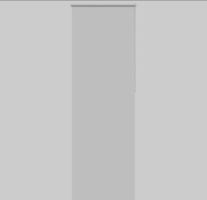 Verdunkelungsrollo Weiß 80x210cm