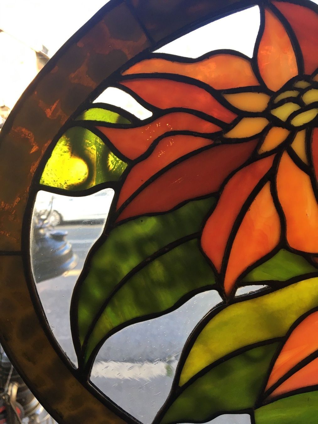 Tutte le decorazioni: Tiffany Fensterbild "Dahlien" – Usato da St. Gallen venduto da matasurf 1