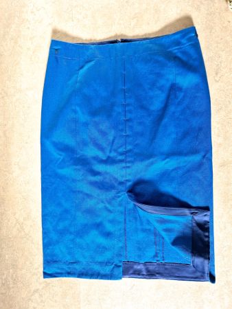 PAUL SMITH MADE ITALY ROCK JUPE 36 S BLAU LEINEN, TOP TUNIKA