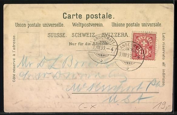 Cartes postales: Litho Andermatt, Teufelsbrücke, In der  – D'occasion à Berlin par bartko-reher 1
