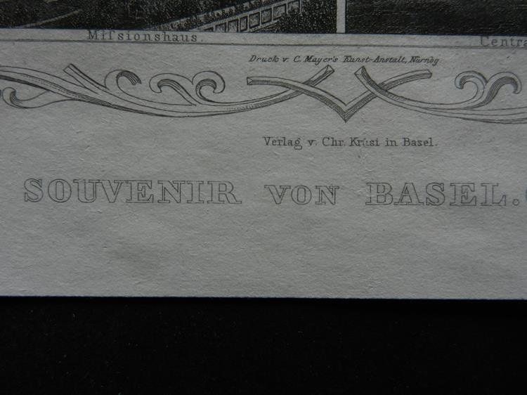 Gravures: Souvenirblatt Basel – D'occasion à Risch par Rischli15 2