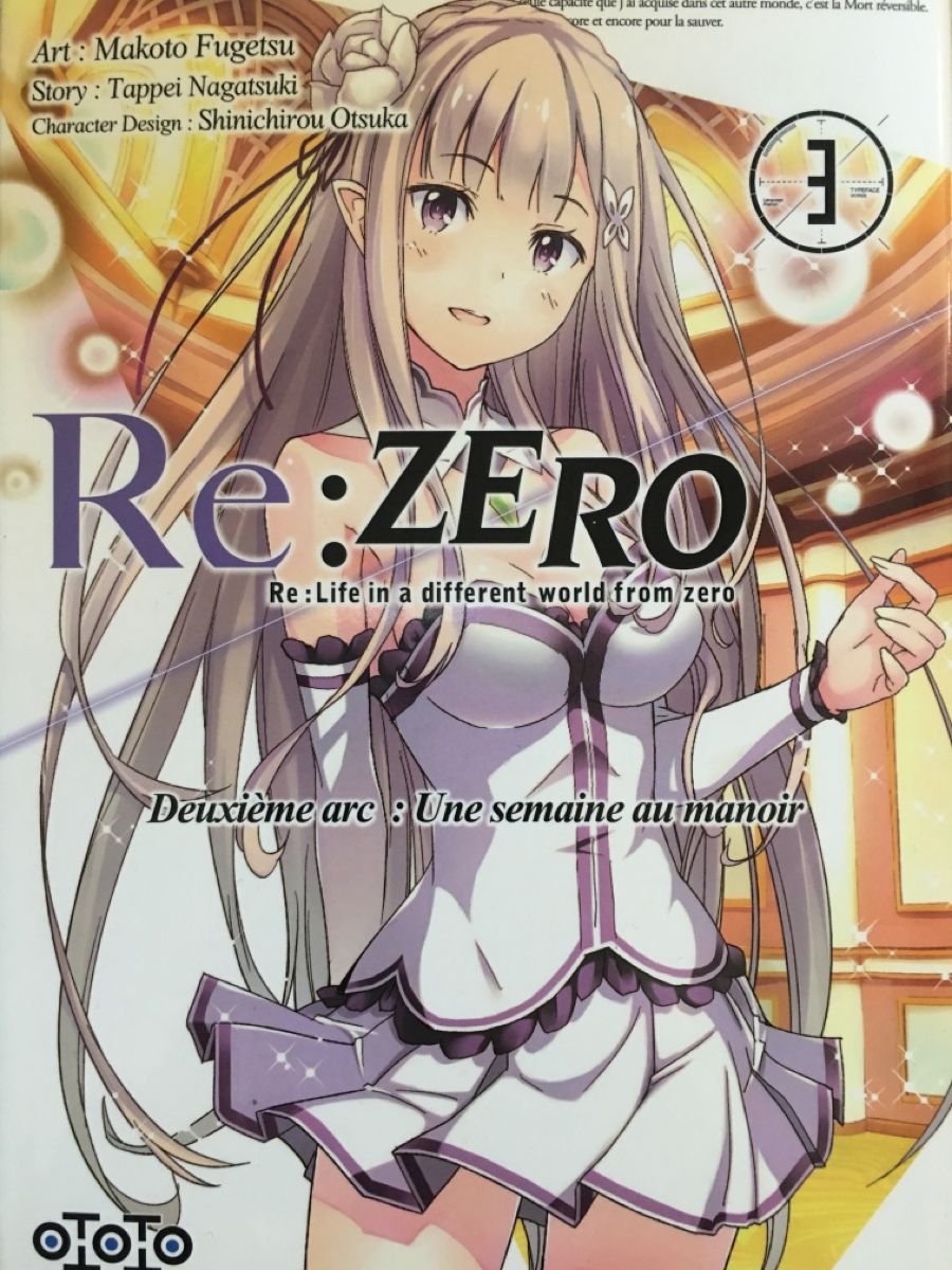 Libri: Re:zero tome 1-2-3 / Français – Usato da Promasens venduto da a2009 2