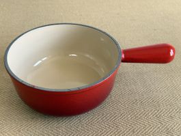 Vintage COUSANCES Gusseisencaquelon Caquelon Gusseisen 18cm 