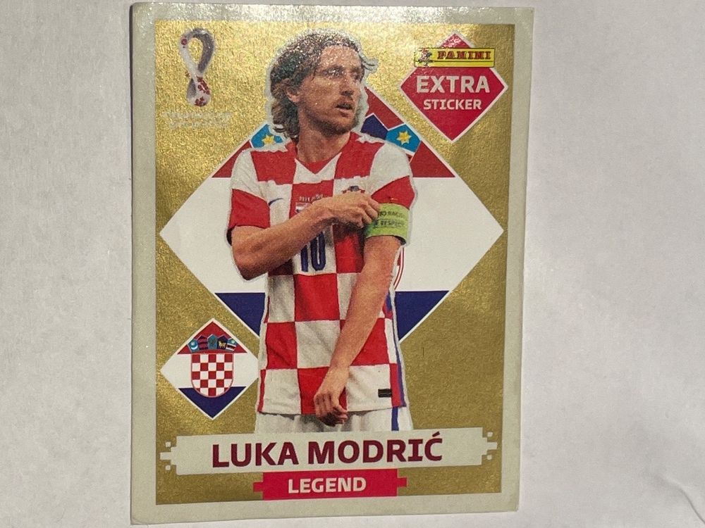 Luka Modrić Panini Gold Extra Sticker | Kaufen auf Ricardo