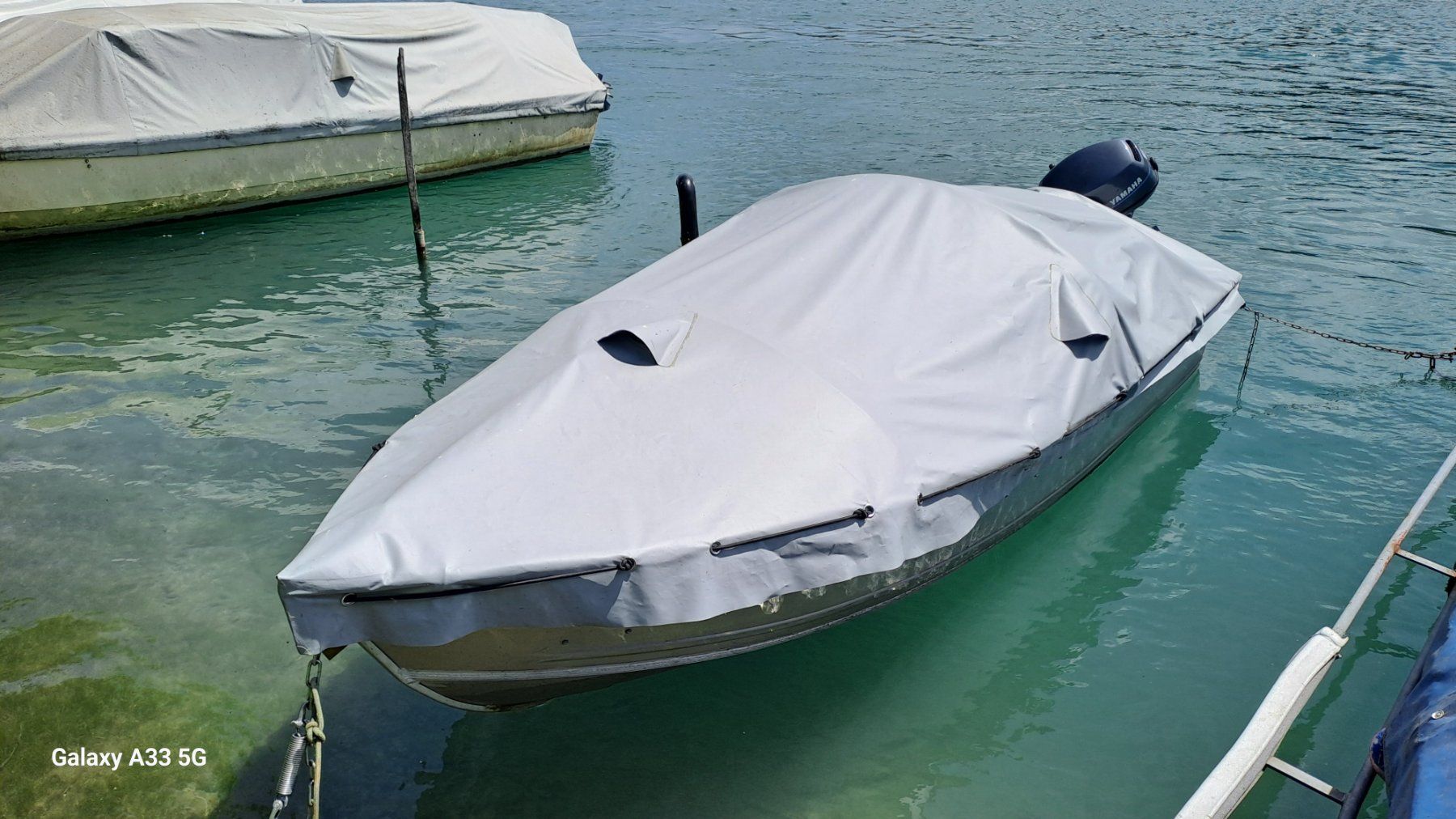 Buster Barche: Motorboot / Fischerboot, aus Alu mit Slipwagen und Biminitop – Usato da Hinterkappelen venduto da 33-6 7