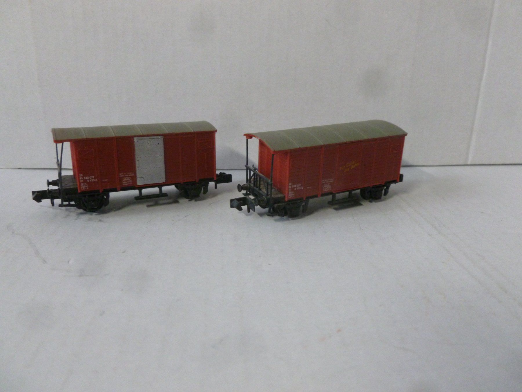 Hobbytrain Modellini di ferrovie: Hobbytrain N Sputnik m. 3 Güterwagen – Usato da Bubikon venduto da Br103er 3