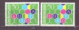# 2 --- LIECHTENSTEIN POSTFRISCH+GESTEMPELT
