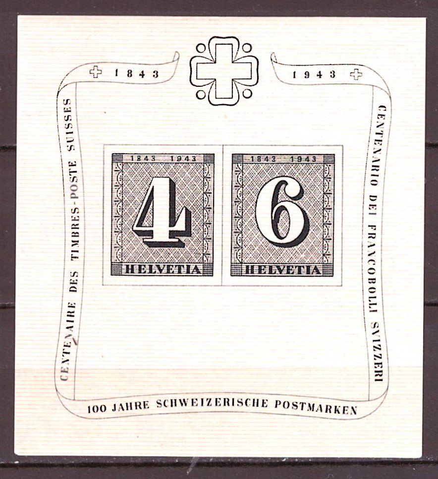 Tous les timbres: # 65 --- JUBILÄUMSBLOCK POSTFRISCH – Neuf (Voir description) à Dübendorf par Piero2