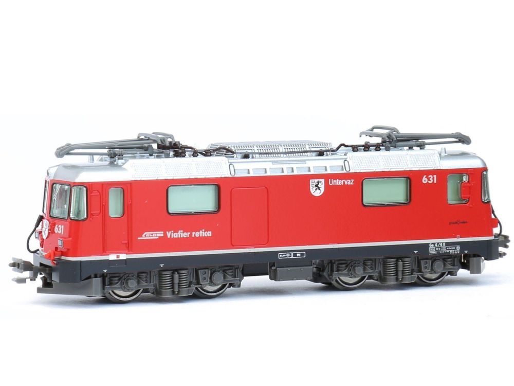 Locomotive électrique KATO RhB Ge 4/4II #614 Schiers (N Réf. 3102) - Occasion