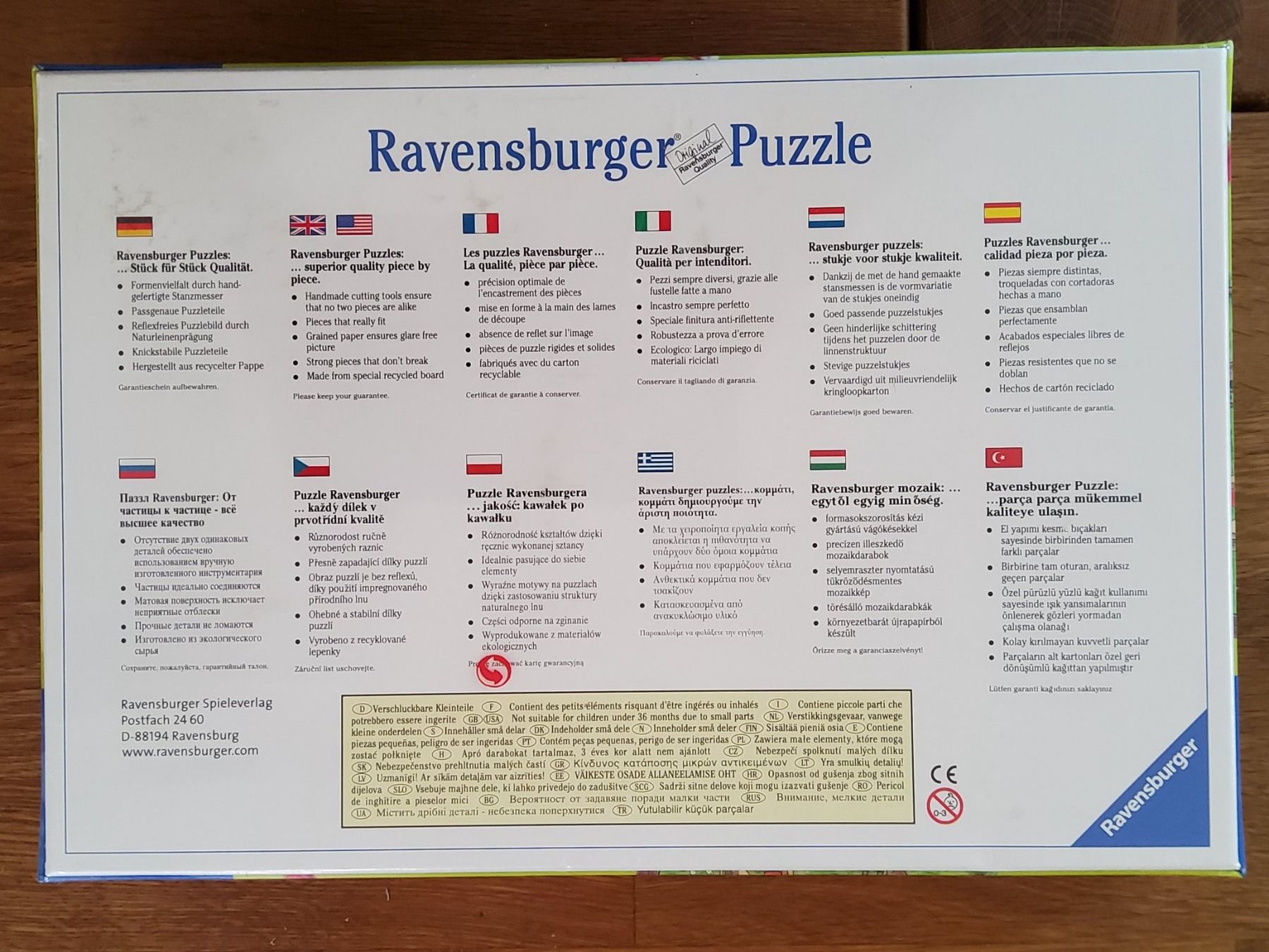 Ravensburger Puzzles: Puzzle – Neu und originalverpackt aus Bauma von Sun1973 1