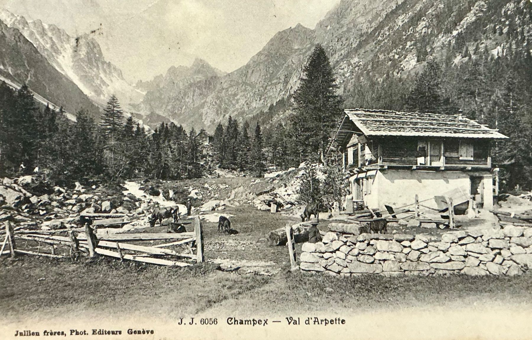 Cartes postales: 1907 - CHAMPEX - Val d'Arpette – D'occasion à Root par ENGLAND-TREASURES 1