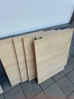 5x Boden beige Komplement Ikea inkl. Regalträger