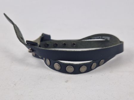 Schwarzes Lederarmband