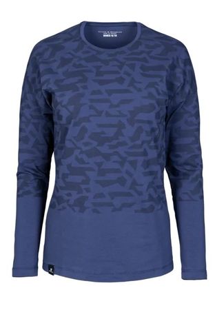 Stöckli Originalshirt - Langarmshirt navy Damen, Grösse M