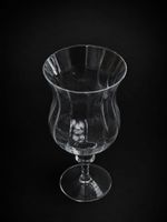 Glas Vase Tulpe gross klar Zustand gut