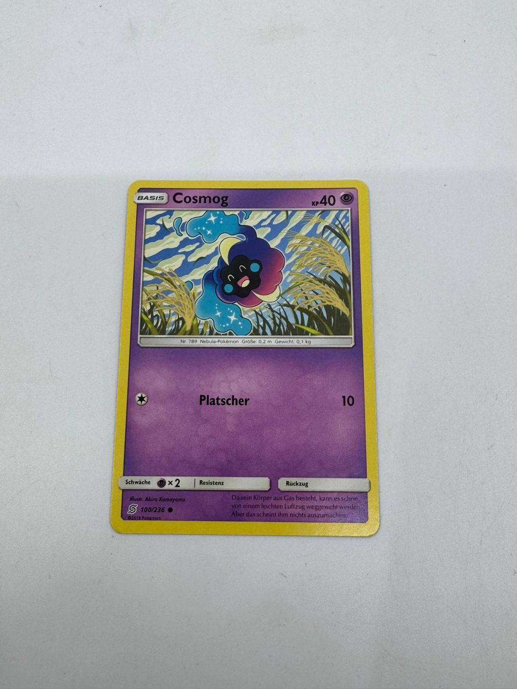 Pokémon Carte collezionabili: Pokemon-Karte Cosmog 100/236 – Usato da Herisau venduto da Seyashop1