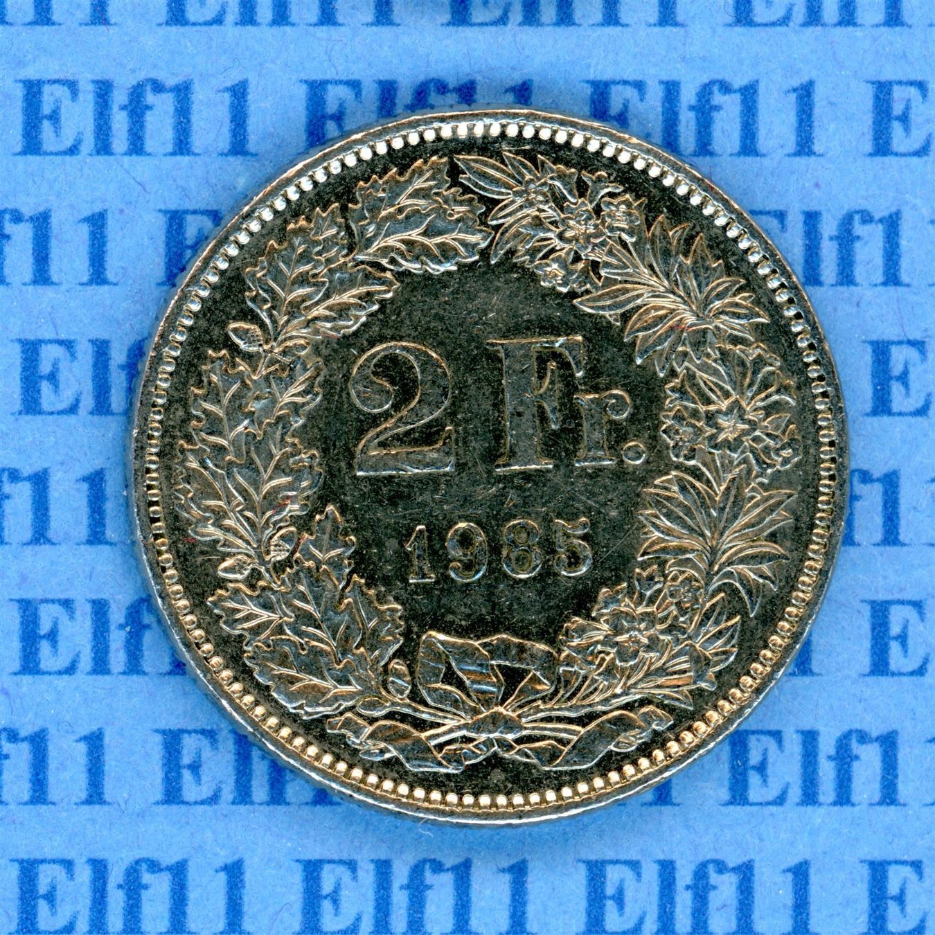 Tutti le monete: CHF___2.00 1985 -vz 2 Franken – Usato da Widnau venduto da Elf11