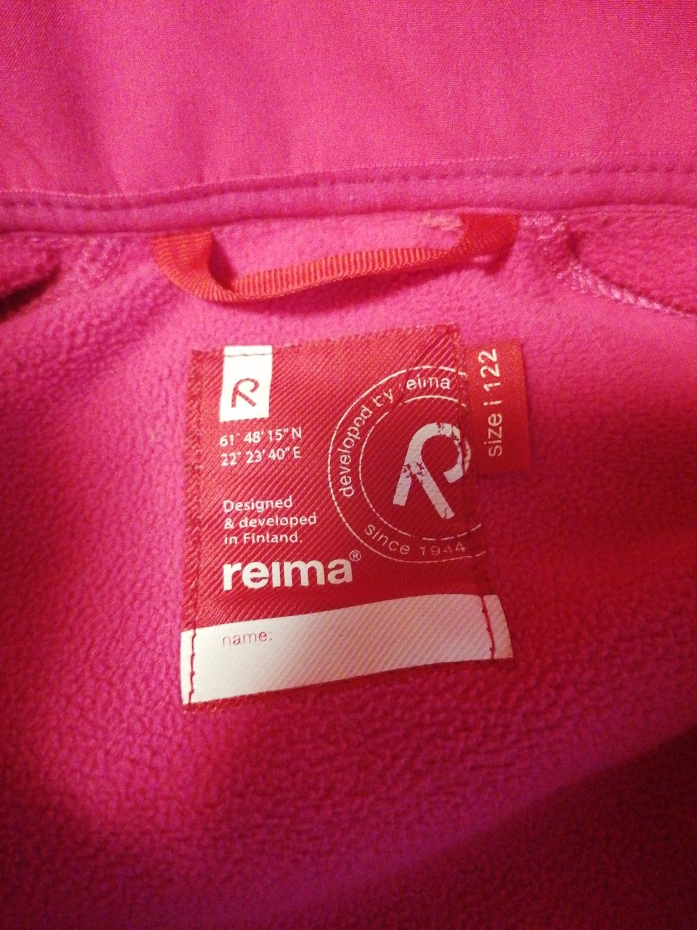 Giacche: Reima softshell veste gr 122 pour mi saison – Usato da Bassecourt venduto da Adeli16 3
