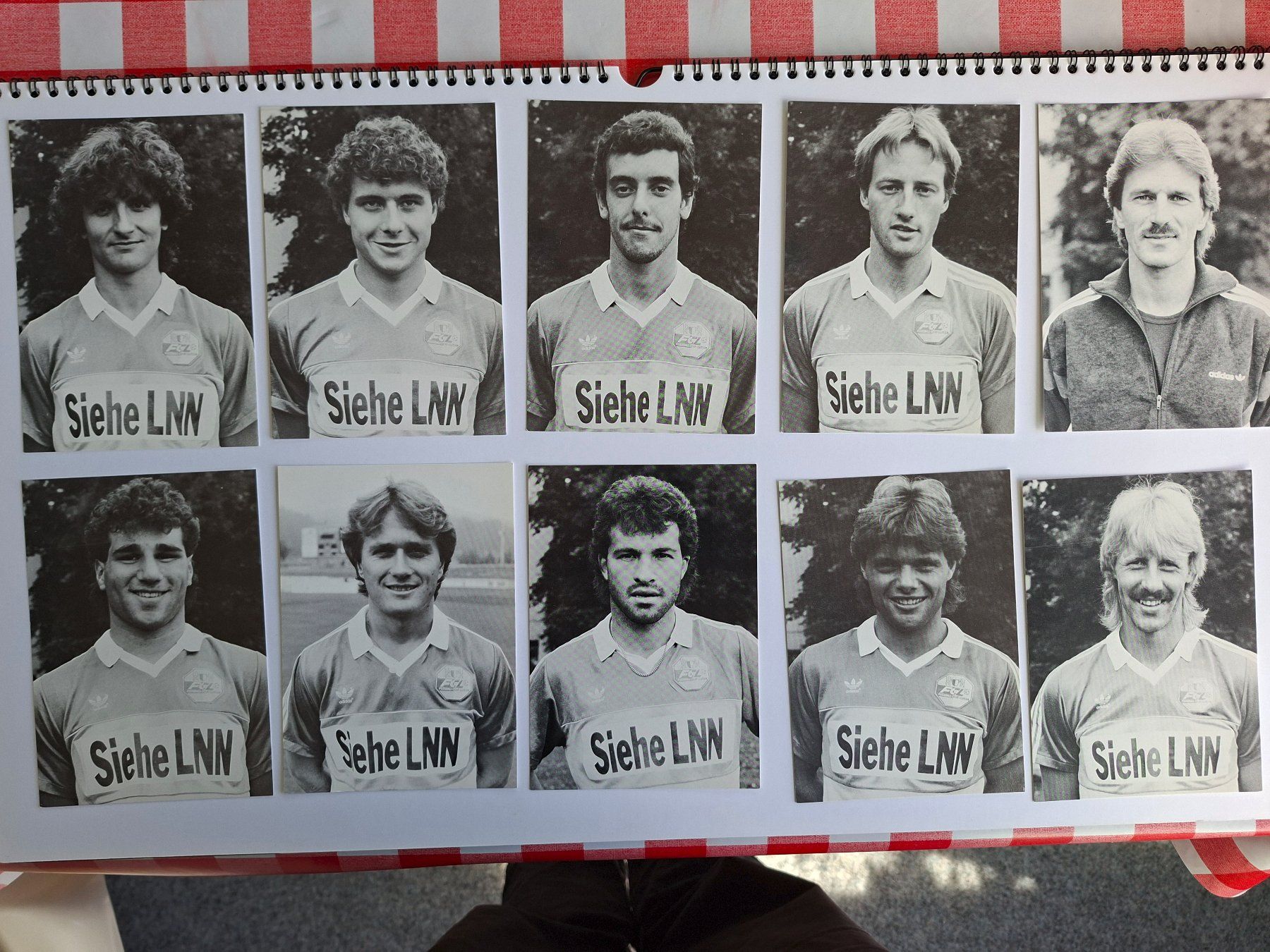 Autografi: FC Luzern Autogrammkarten Set; vermutlich 85/86 – Usato da Binningen venduto da Harry_82 2
