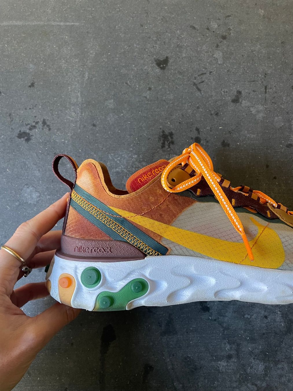 Nike Scarpe da uomo: Nike React Element 87 Orange Peel T.39 – Usato da Riex venduto da Liatchi 2